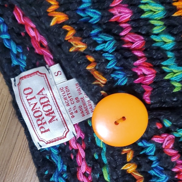 Vintage Pronto Moda acrylic knit sweater tank sz small - Picture 4 of 7